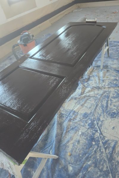 Staining Door Project
